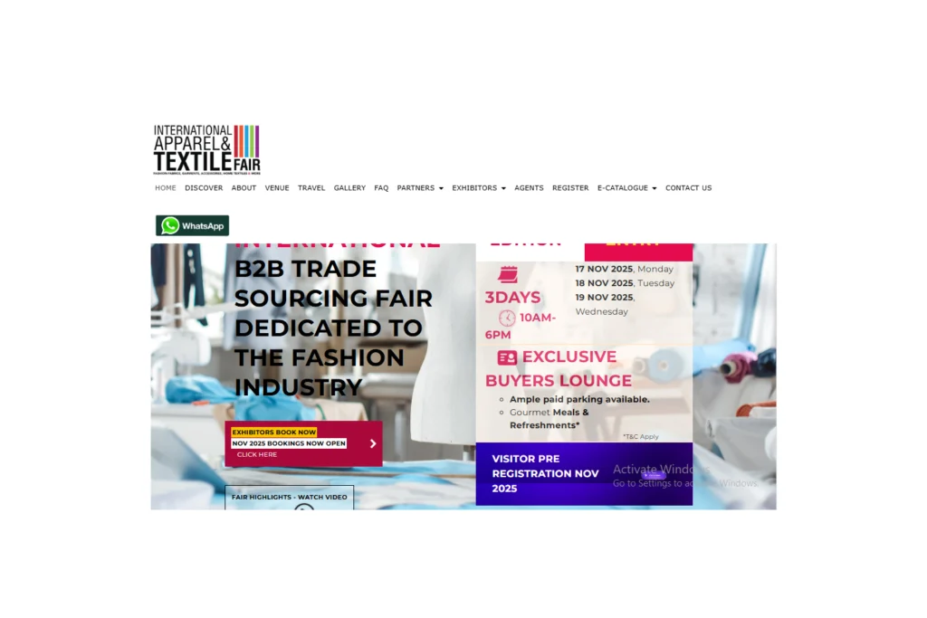 تار و پود نمایشگاه بینالمللی نساجی و پوشاک 2025 دبی 12 سایت برای ثبت نام نمایشگاه IATF 2025
