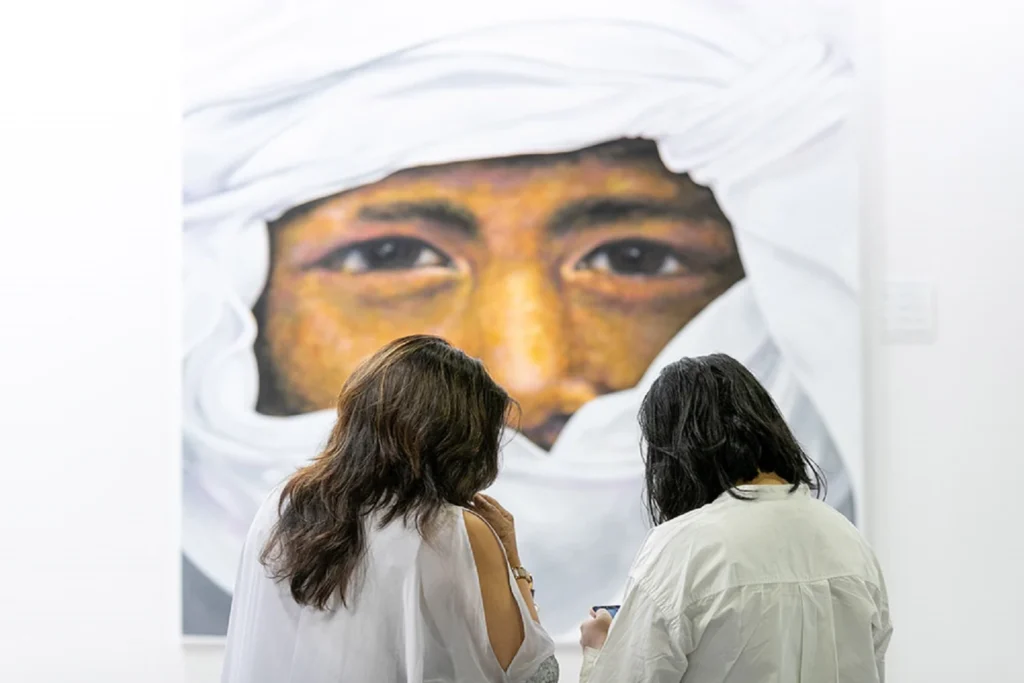 نقاشی ای معروف در نمایشگاه ورلد آرت دبی