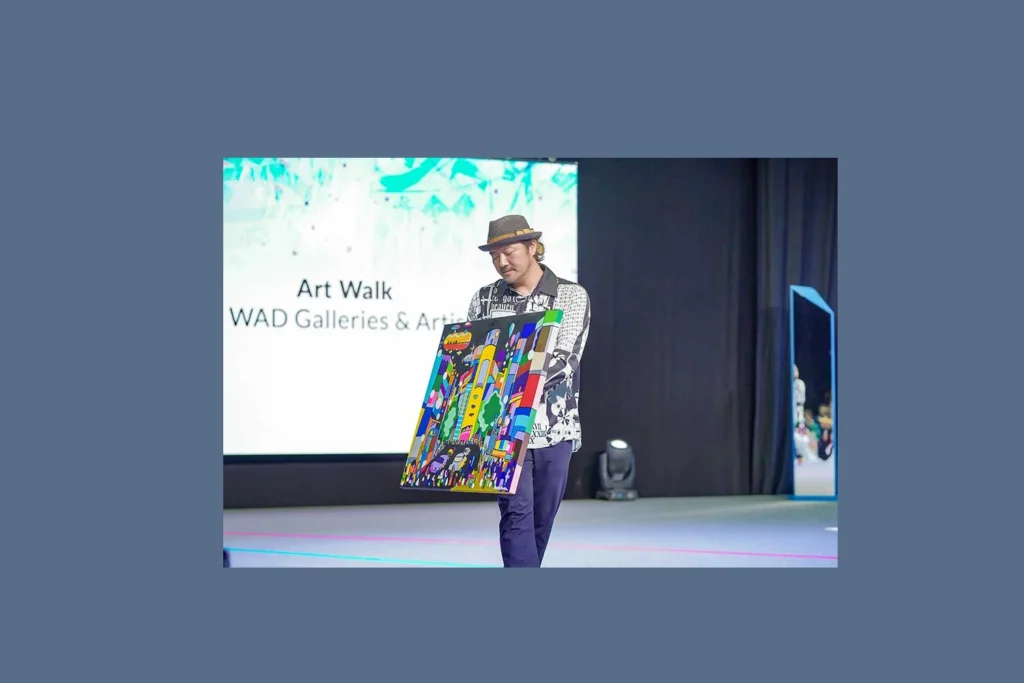 نمایش نقاشی در نمایشگاه آرت دبی